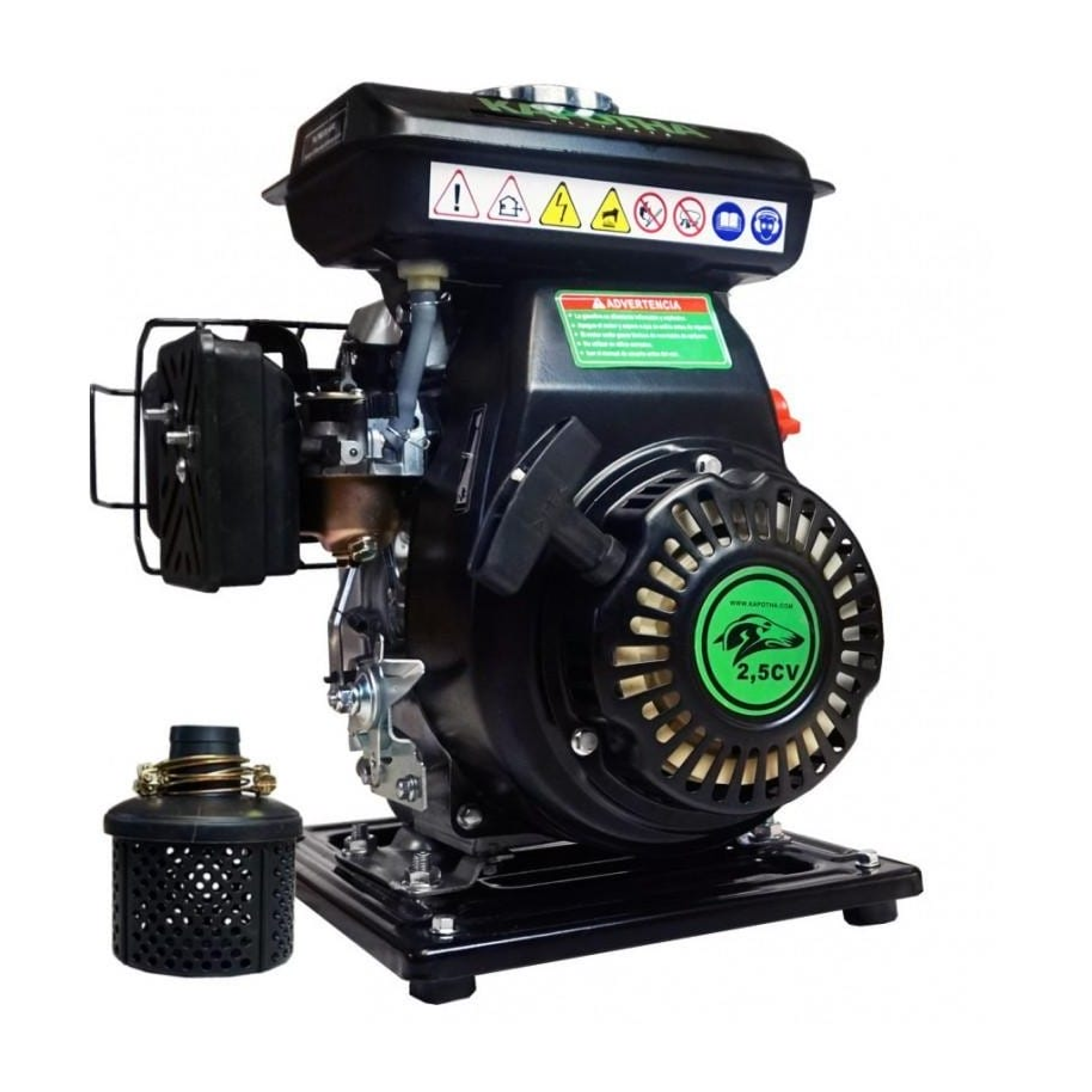 Exdemo Motobomba Profesional Gasolina 4T OHV 40mm 27.000L/h 2,5cv – Kapotha K-M400